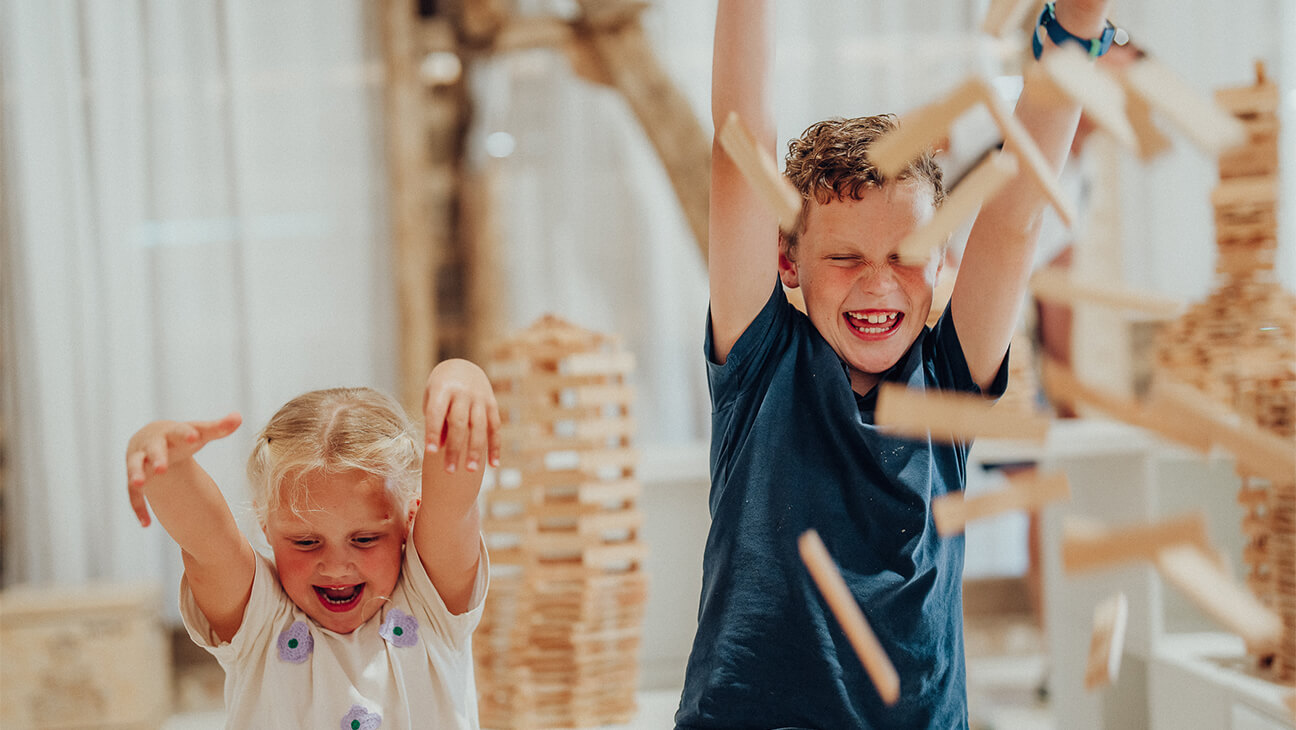 Kinderen op bezoek in bokrijk