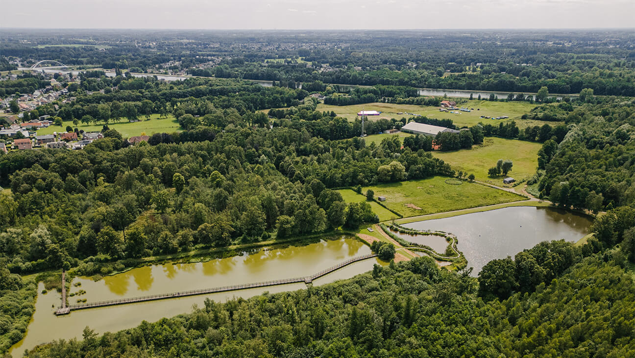 Luchtfoto van Heusden-Zolder