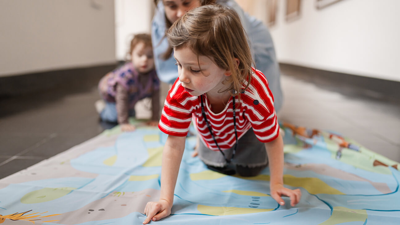 Kinderroute in het STAM Gent