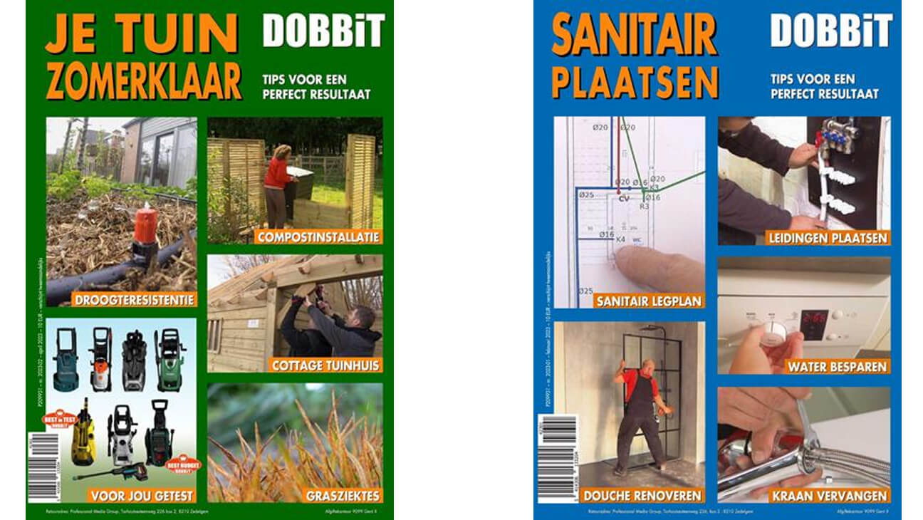 Covers van het magazine 'Dobbit'