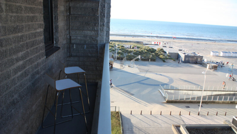 Appartement in De Panne met zicht op zee