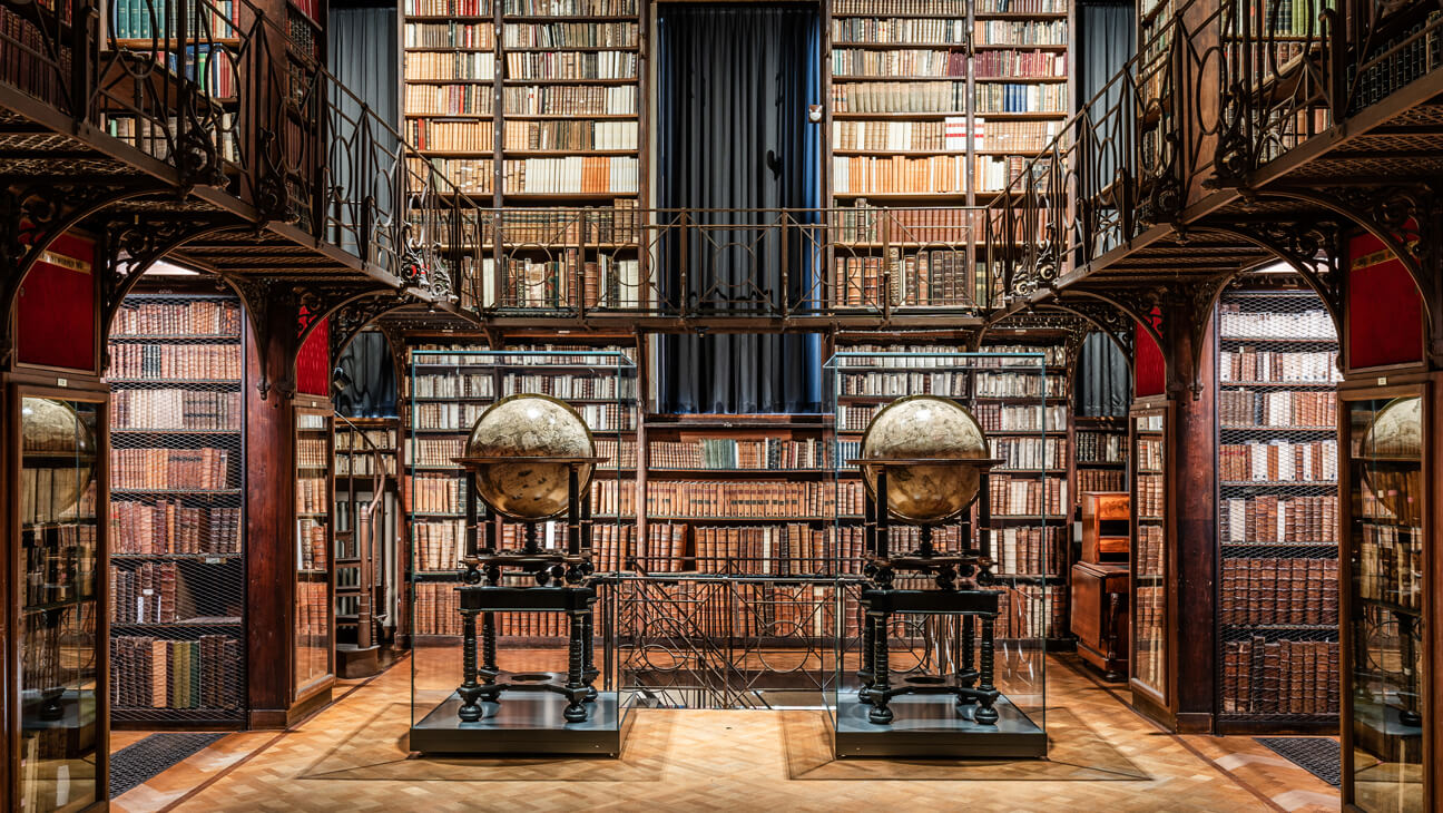 Nottebohmzaal van de Erfgoedbibliotheek Hendrik Conscience