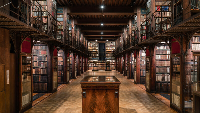 Nottebohmzaal van de Erfgoedbibliotheek Hendrik Conscience