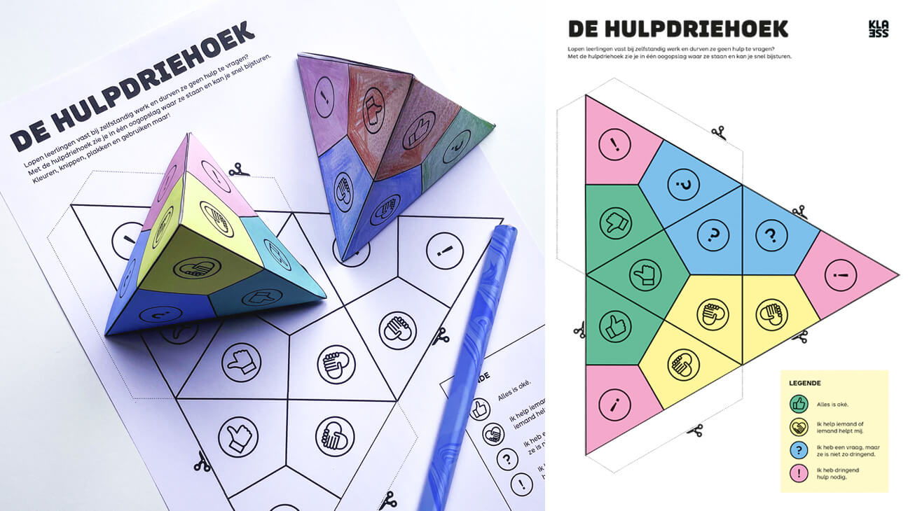 klik en print, de hulpdriehoek