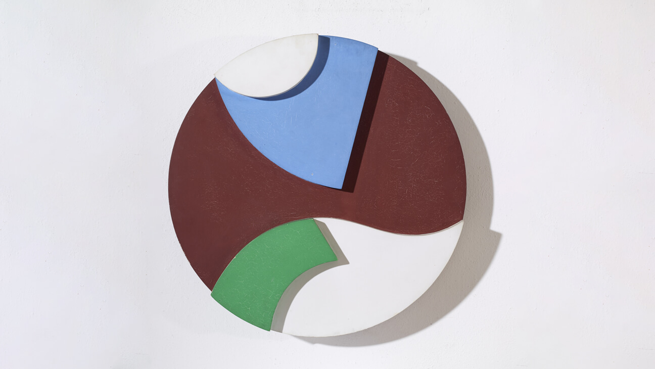 Sophie Taeuber-Arp, Reliëf, 1937-1938, olieverf op hout. Privéverzameling.