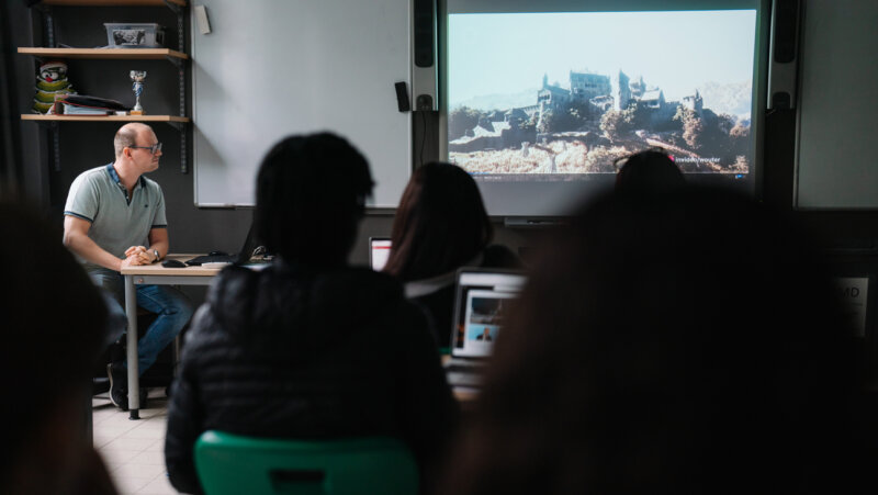 Leraar Wouter Braet gebruikt AI in zijn klas