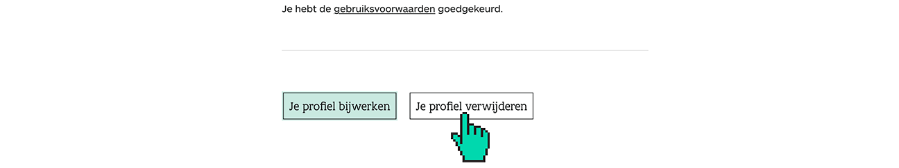 Klasse profiel verwijderen