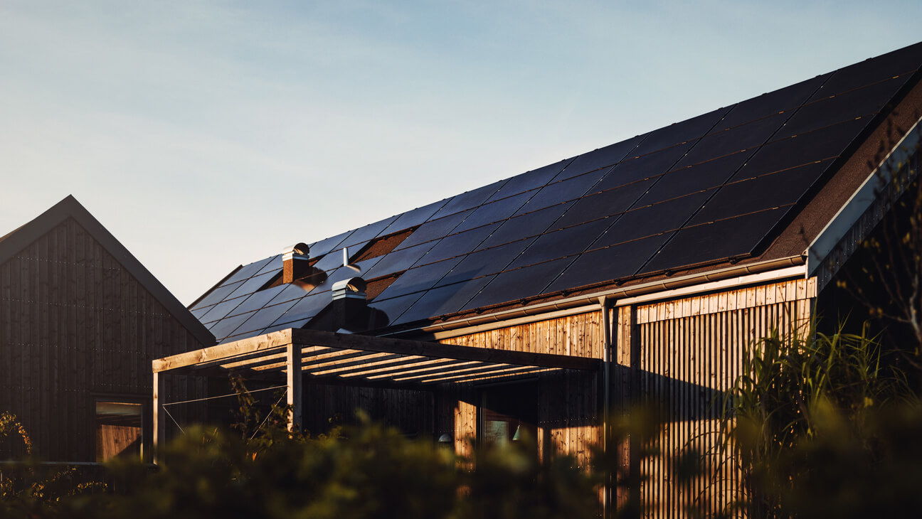 Huis met zonnepanelen 
Svea Solar