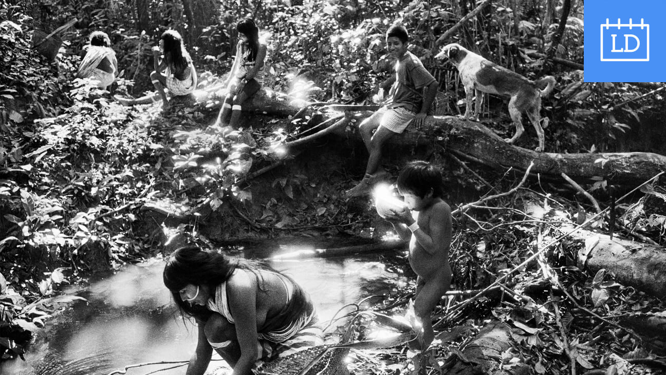 foto van de Marubo-stam in het amazonewoud